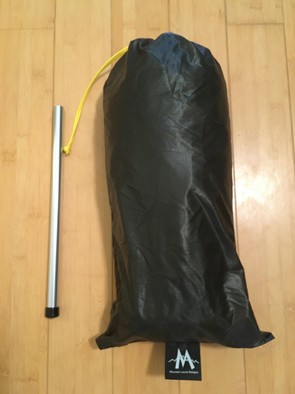 Mountain Laurel Designs Silnylon Duomid and trekking pole jack Backpacking Light