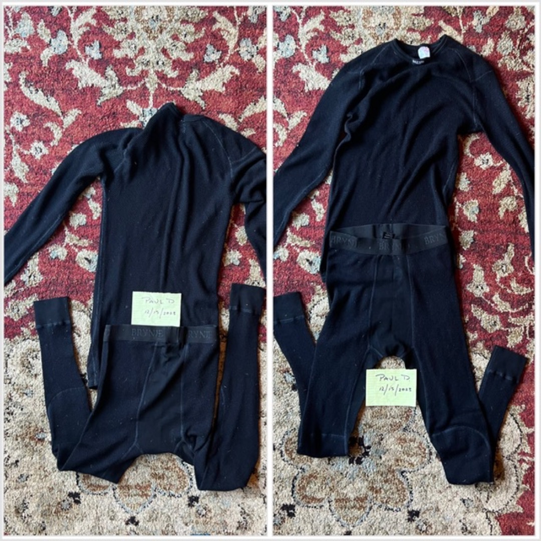 Brynje Wool Thermo Mesh Base Layer Set, L/M, 150 Backpacking Light