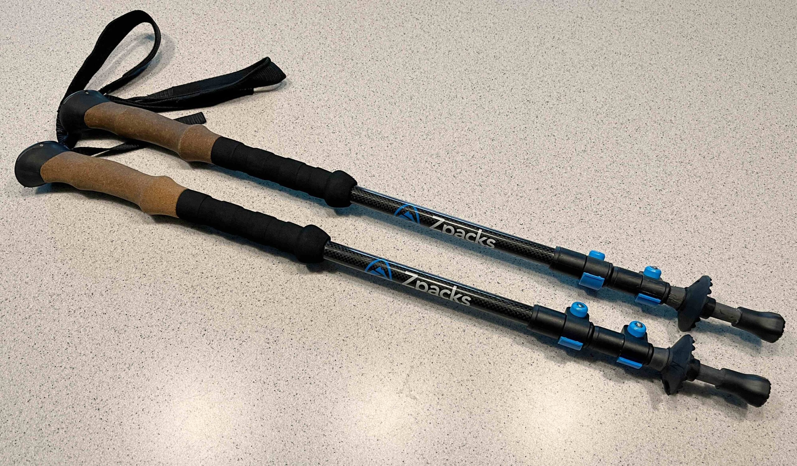 SOLD Zpacks Ultralight Telescopic Carbon Fiber Trekking Poles Cork
