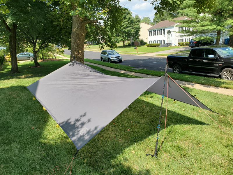 Thoughts on This Tarp for Dining Fly Backpacking Light