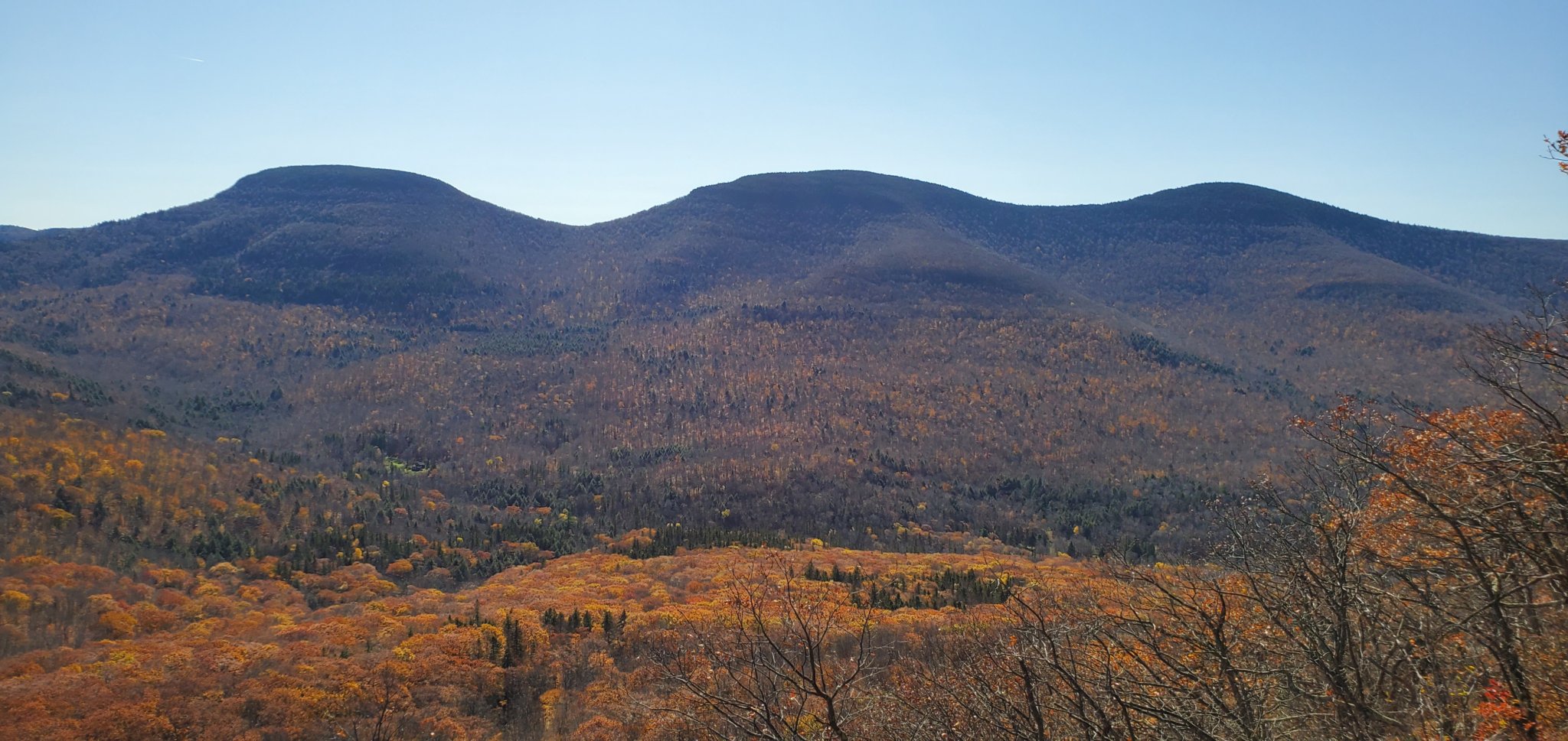 Windham High peak and Blackhead mountain range, Catskills NY