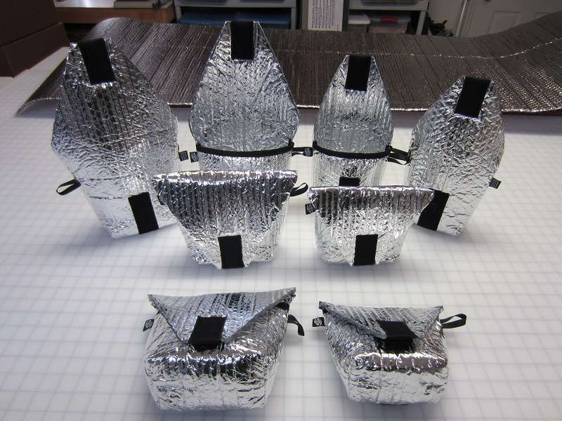 New Item! SALE!! Freeze dried Meal/ Freezer bag cozies. Backpacking Light