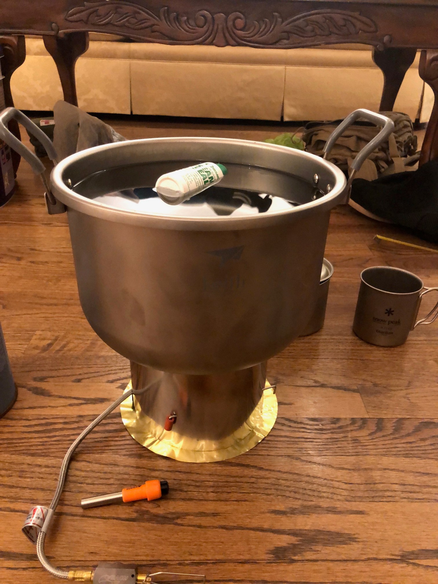 Philmont Base weight 12 lbs and crew gear Ultra Light Plan