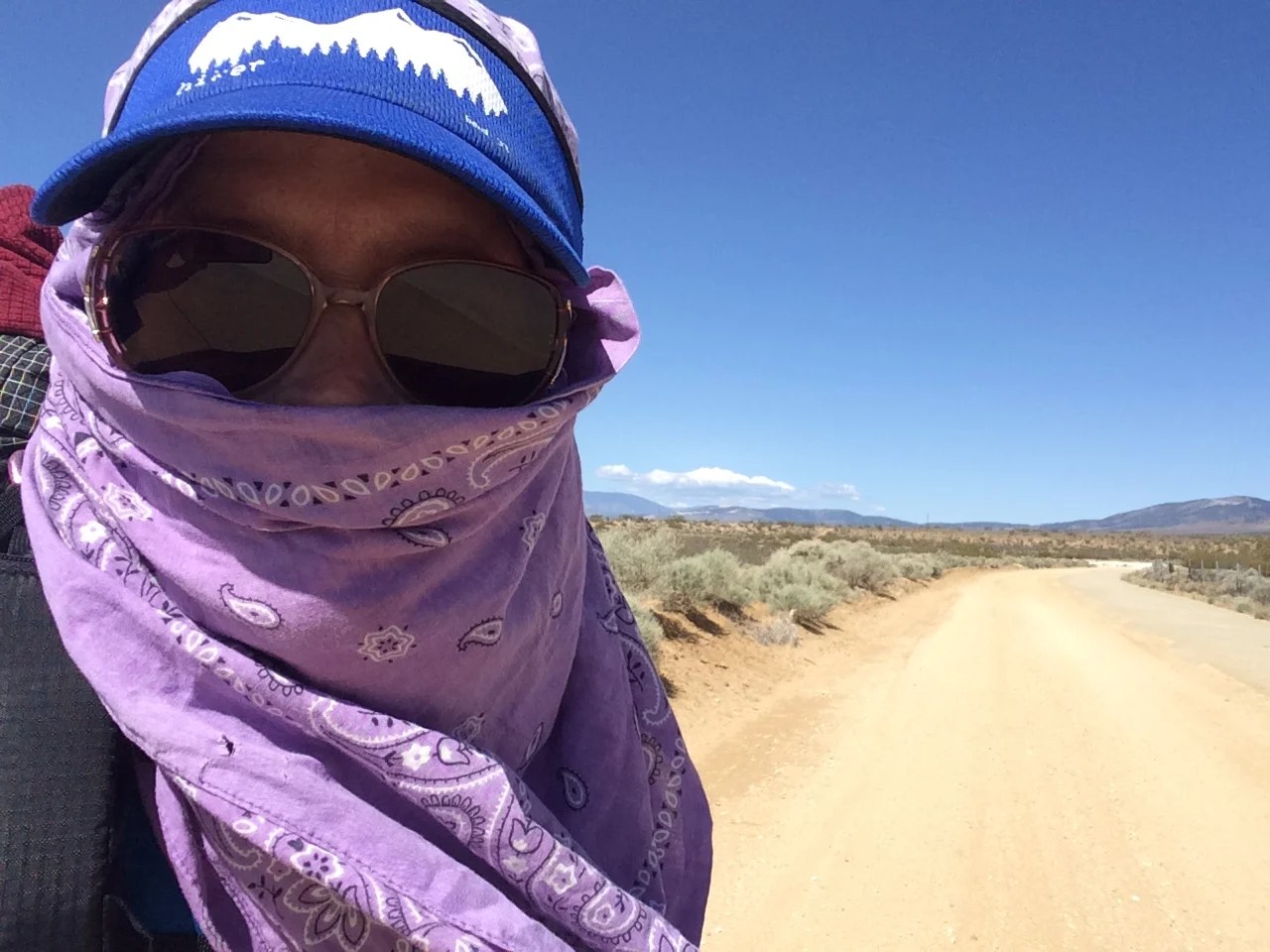 Sun cap/bandana/buff solution Backpacking Light