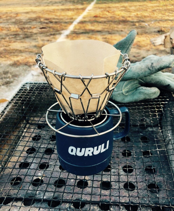 キャンプに最適な折り畳めるコーヒードリッパー見つけました。 くんたま君。のアウトドア挑戦の記録キャンプ, キャンプ用品