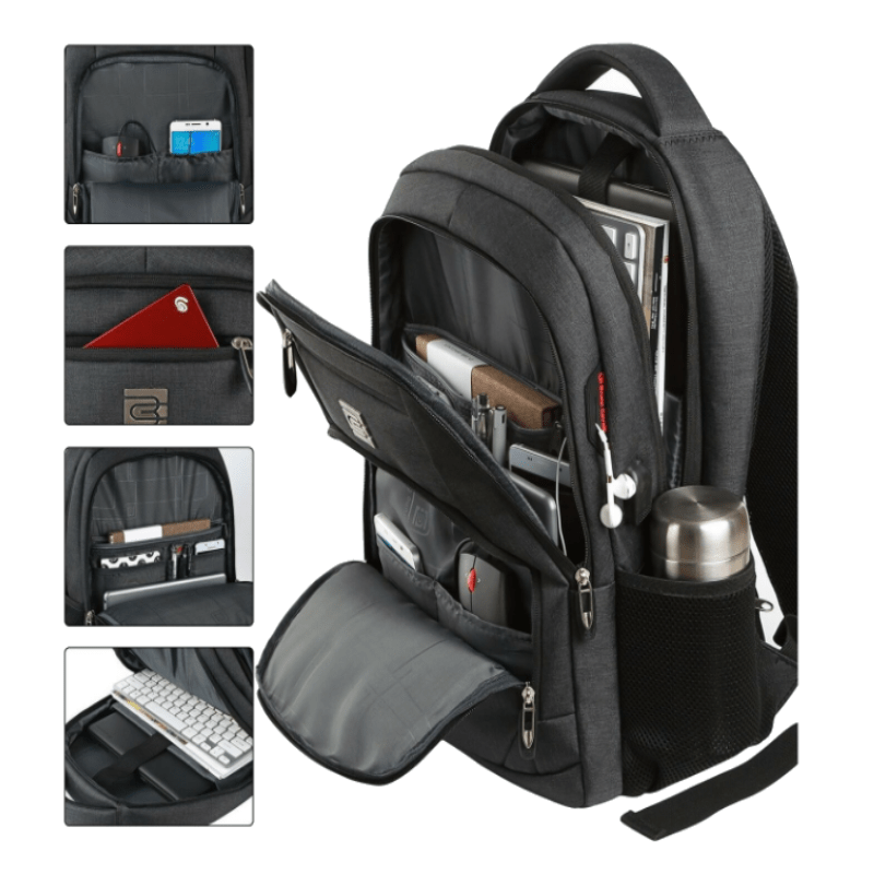 Compare Volher 15.6" Slim Laptop Backpack Backpacks Global