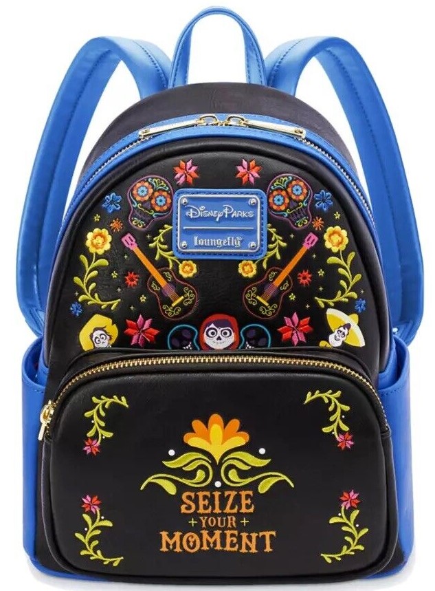 Loungefly Backpack Disney Coco Parks Seize Your Moment Backpack Sisters