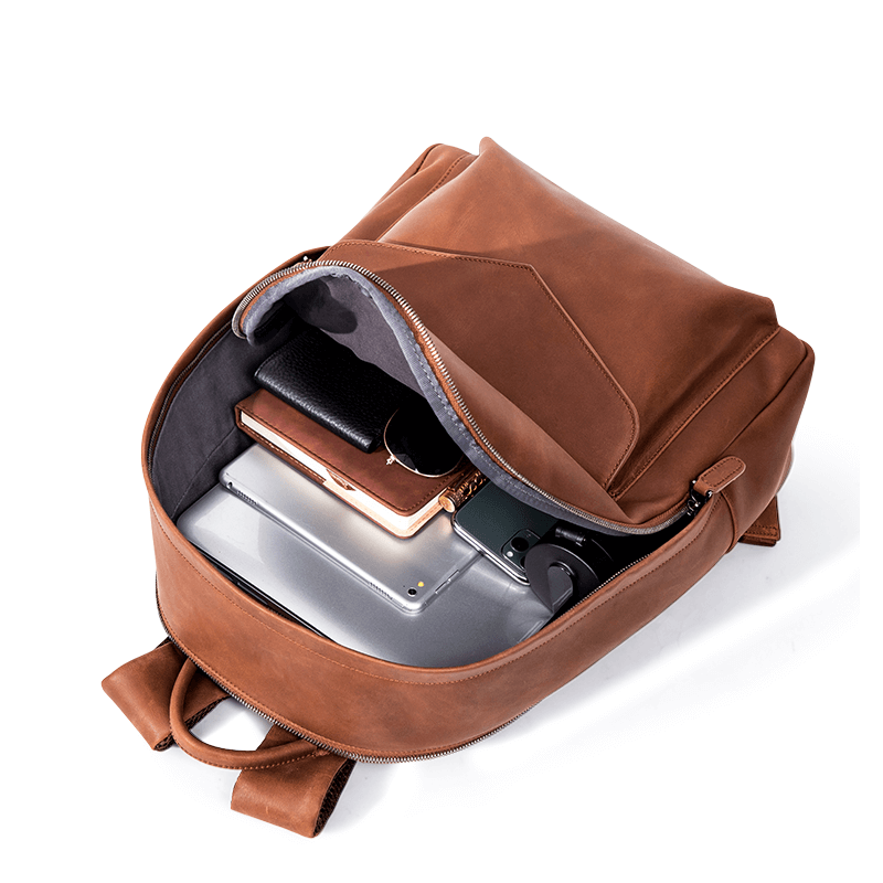 Custom Leather Backpack BP0411 Backpack Manufacturer