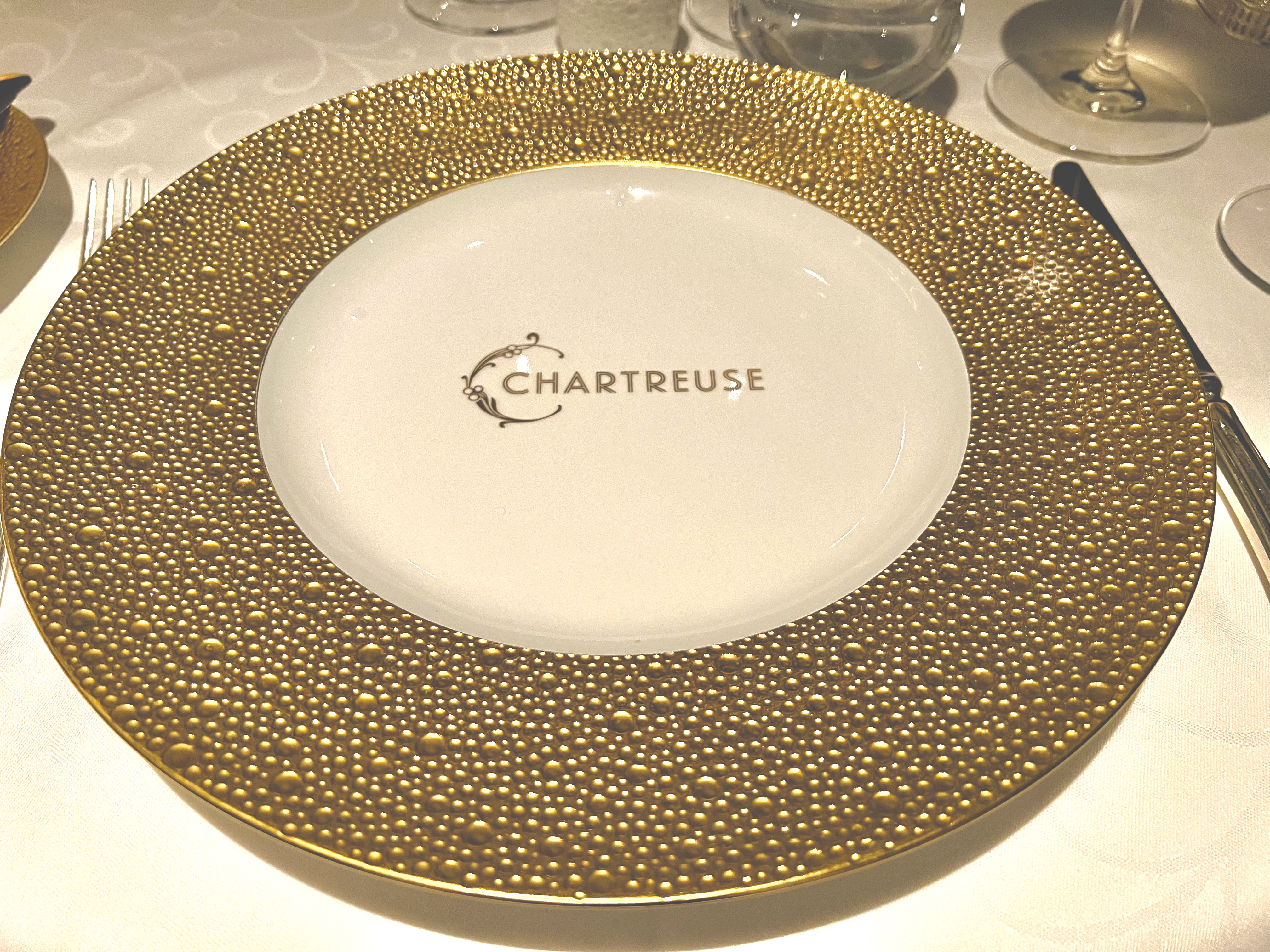 chartreuse beautiful dinnerware by Bernardaud