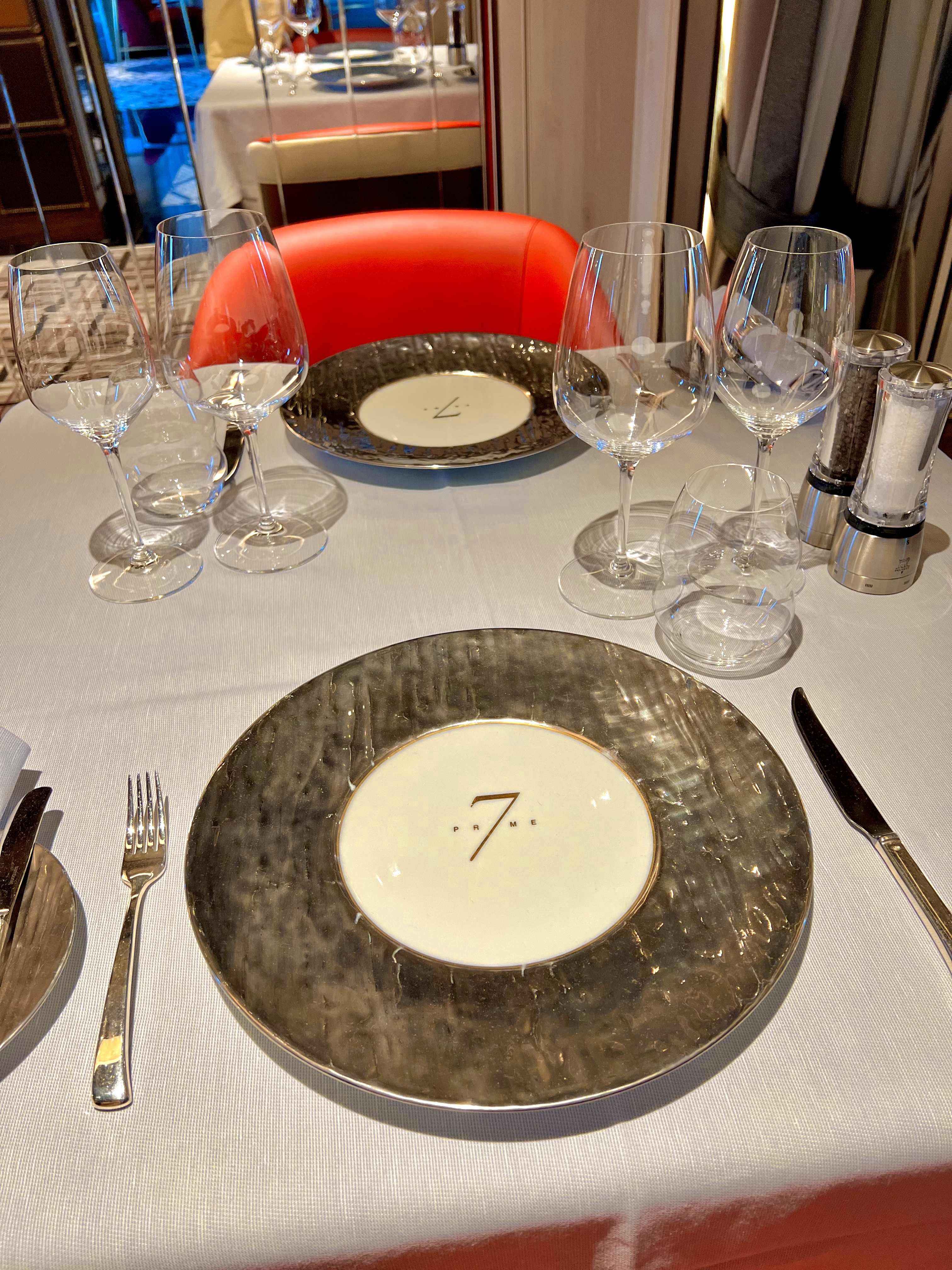table for two at Prime 7