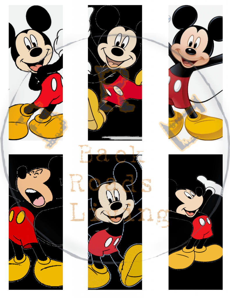 Printable Mickey Mouse Bookmarks Back Roads Living