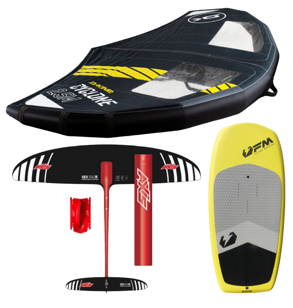 Pack Wingfoil Dakine Cyclone + Axis Starter Set 1040 Foil + Surfpistols