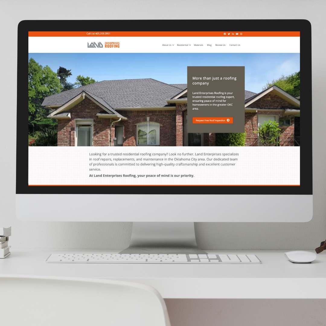 Land Enterprises Roofing Backslash Creative