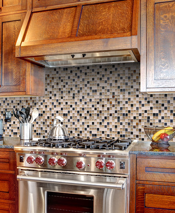 Metal Wall Tiles Kitchen Backsplash My Kitchen Blog