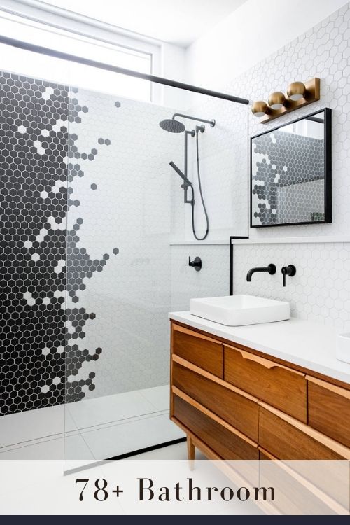 Small Half Bathroom Tile Ideas