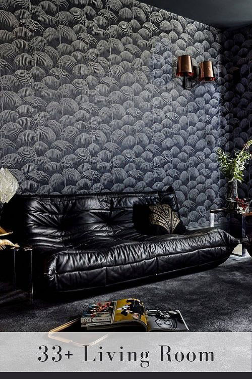 Living Room Wallpaper Ideas With Grey Sofa