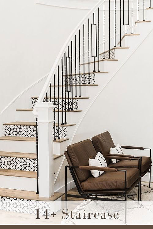 14+ Tile Staircase Ideas ( COLORS & TEXTURES ) Stair Tiles