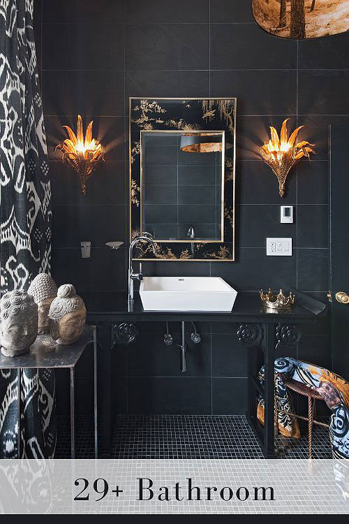 23+ Eclectic Bathroom Ideas ( COLORFUL & CHARACTERISTIC )