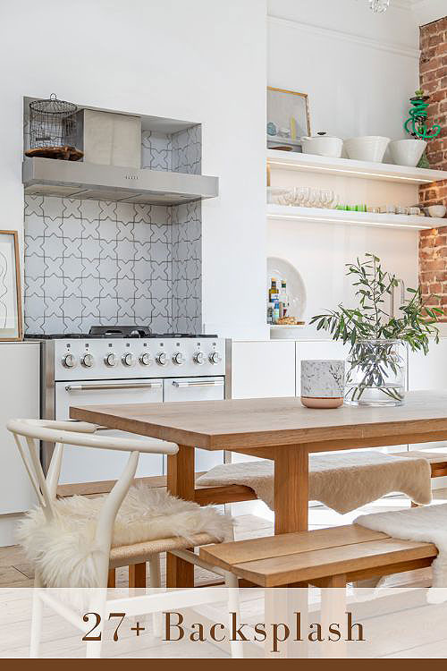 27+ Matte White Kitchen Backsplash ( MATTE FINISH )