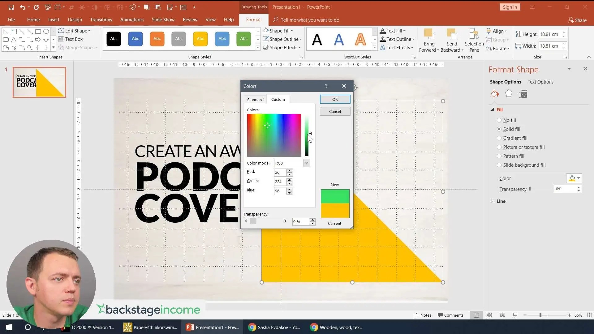 How To Make YouTube Thumbnails For Free Using Powerpoint