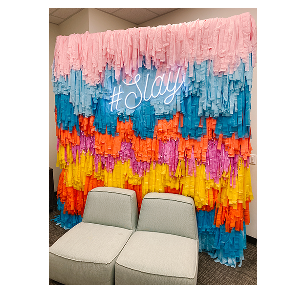 Streamer Backdrop Backstroy Backdrops Event Design & Specialty Rentals