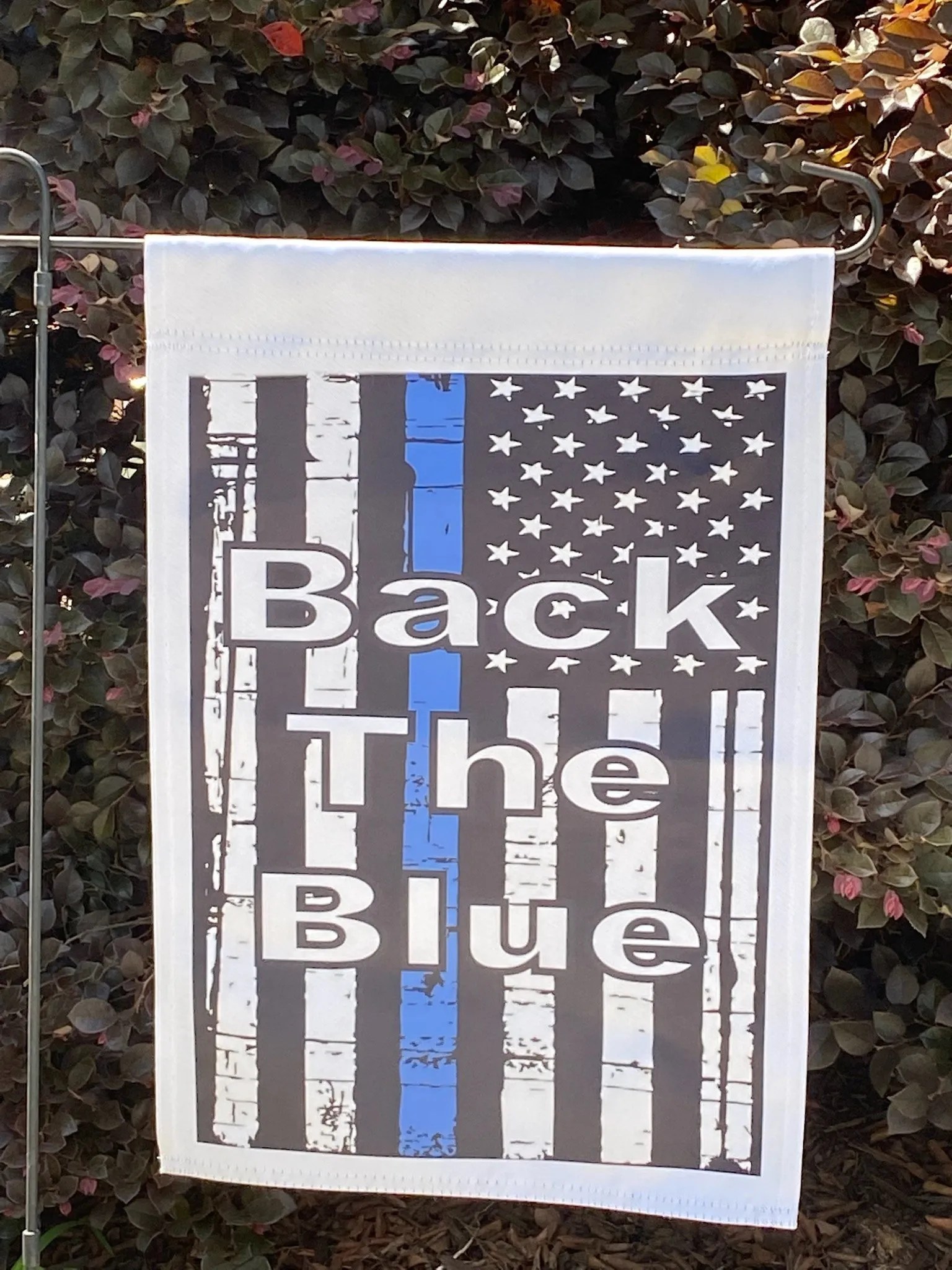 Back the Blue Garden Flags Buy Back The Blue Yard Signs