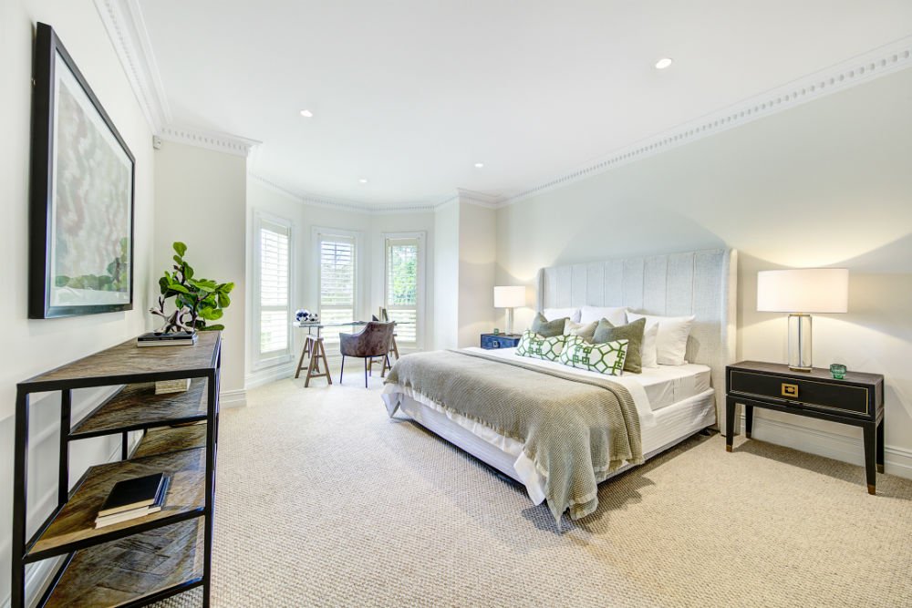 Turramurra House Versaille Parquetry Stained into Teak Brown