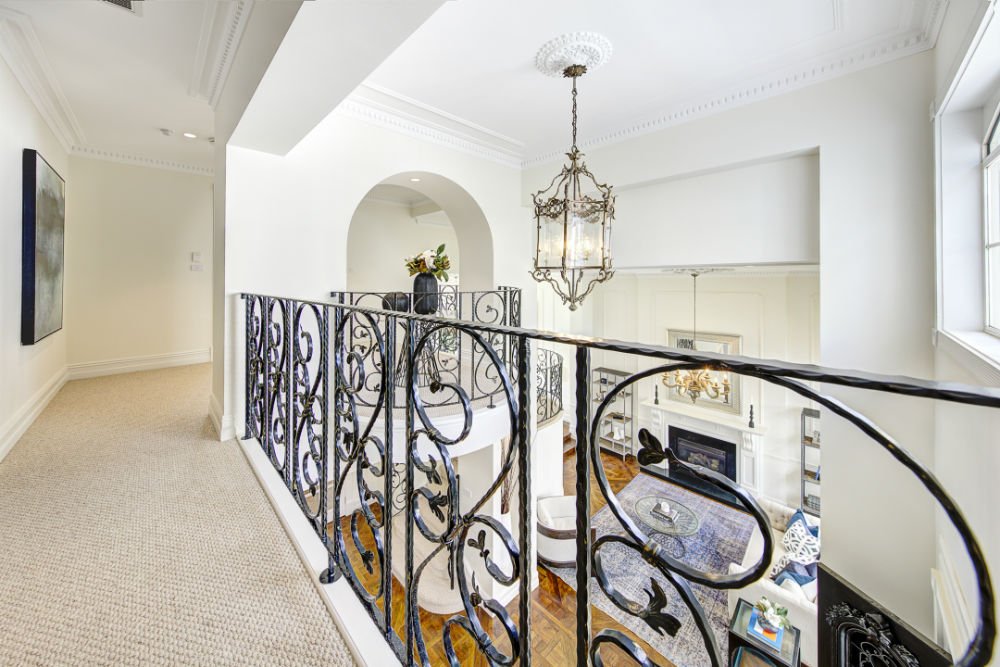 Turramurra House Versaille Parquetry Stained into Teak Brown