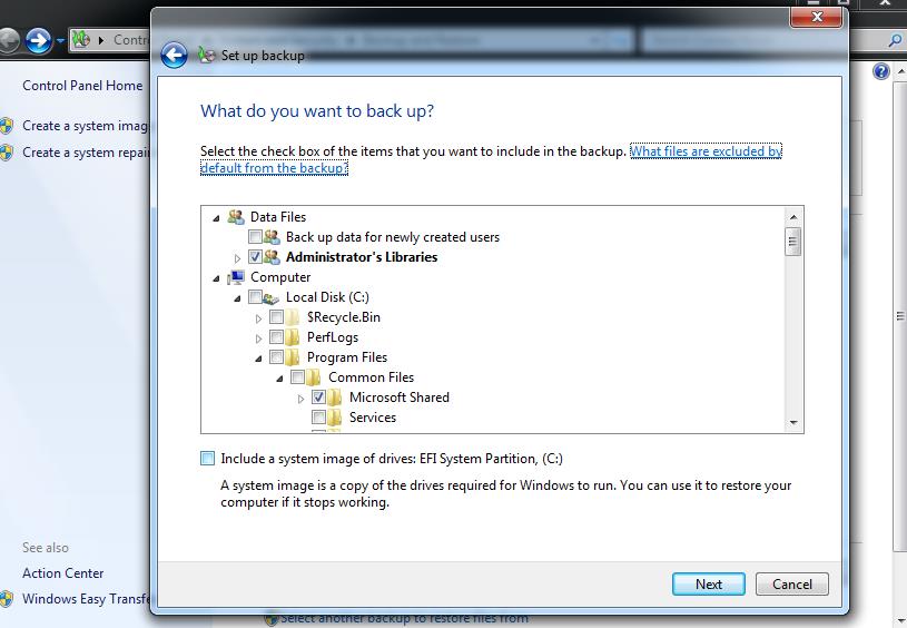 How to Backup Files in Windows 7 to External Hard Drive