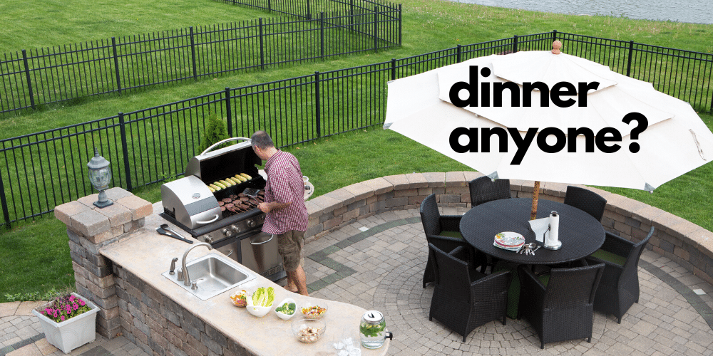 Outdoor Kitchen Quincy IL Backyard Barber Lawncare