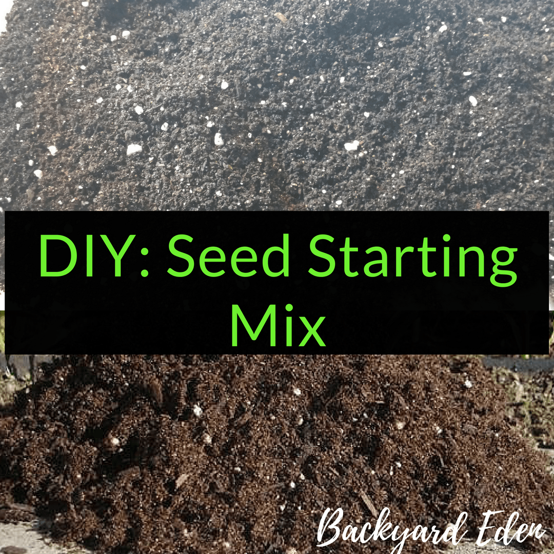 Seed Starting Mix Backyard Eden