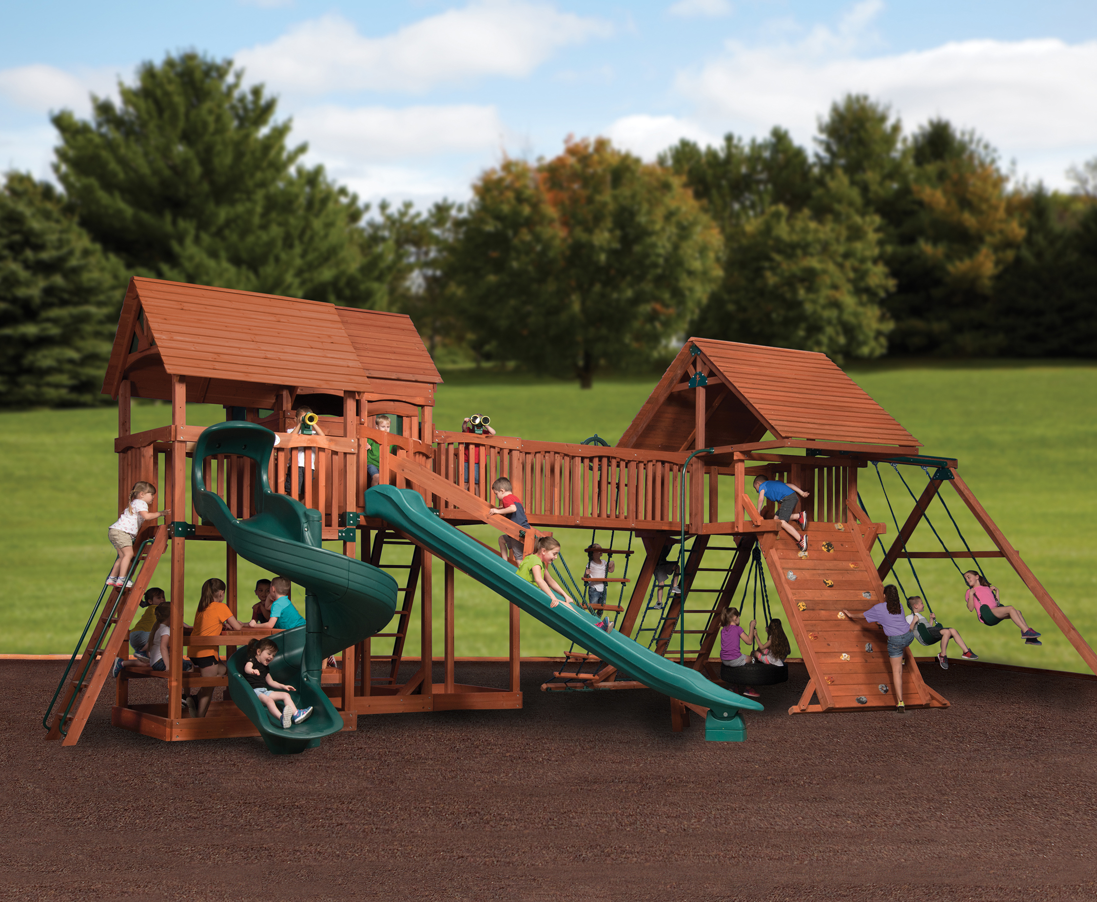 TreehousePeak Combo Play Set Backyard Solutions