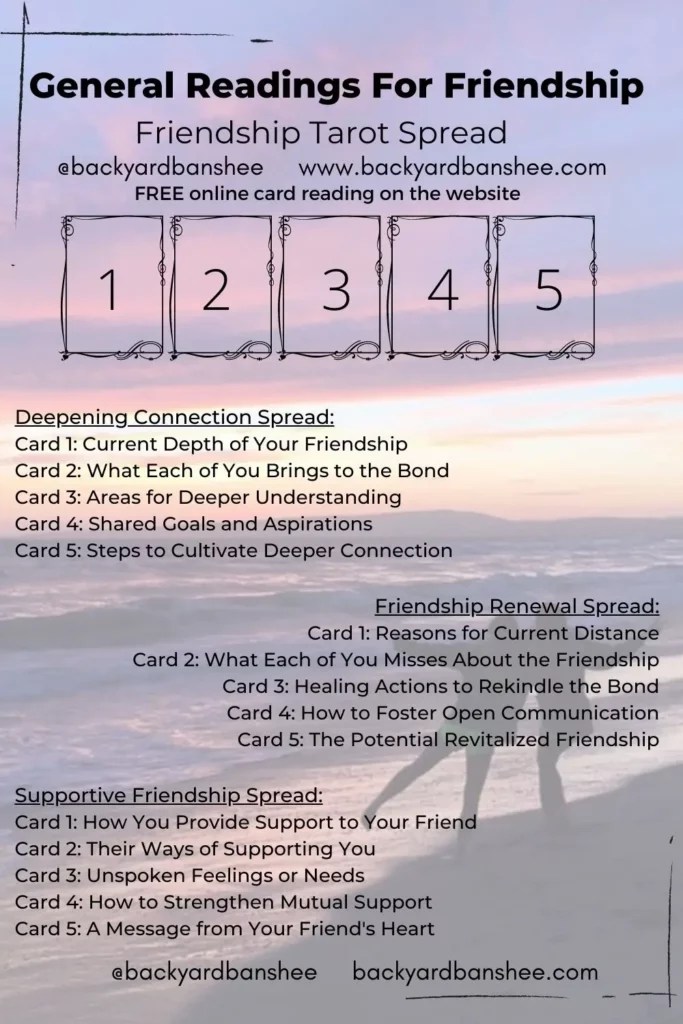 Friendship Tarot Spread 10+ Friendship Situations For The Cards