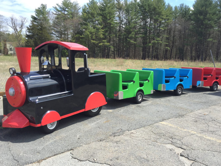 Trackless Train Rental for Events and Parties BYB Event Services