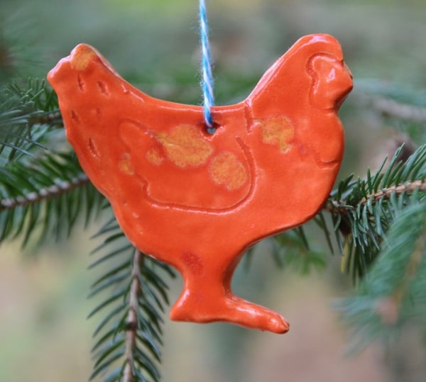 Chicken ornament Backyard Chicken Project