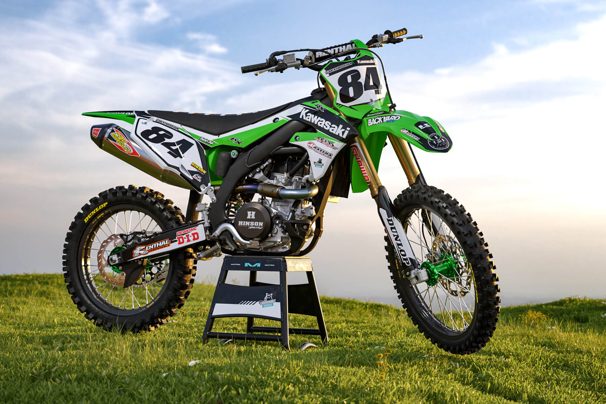Kawasaki KX450F KXF 450 2019 2020 Backyard Design Europe