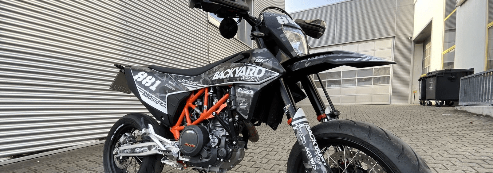 KTM 690 SMCR Graphics Kit 2019 2020 2021 1 Supermofools atelier