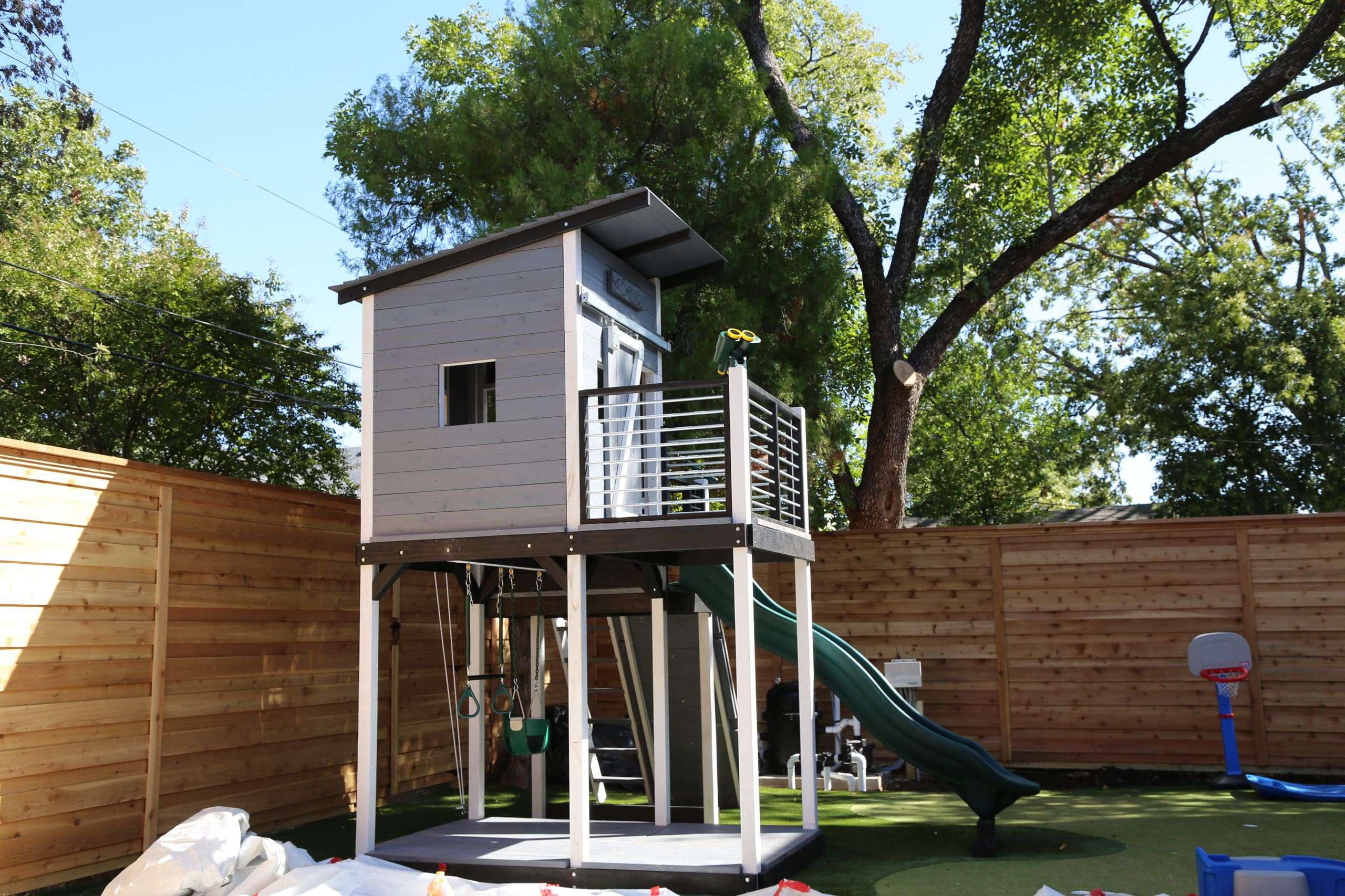 Modern Design Swing Set Backyard Fun Factory