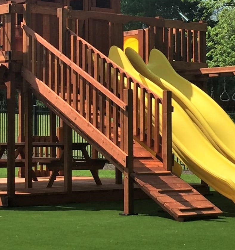 Maverick Swing Set Fun Deck Lower Cabin Backyard Fun Factory