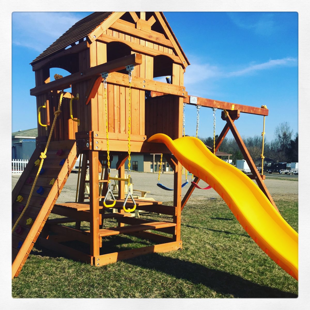 Clubhouse Playground Playset Backyard Fun Zone