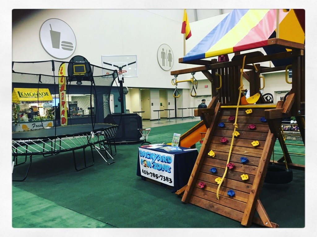 Home Show has Kicked off! Backyard Fun Zone