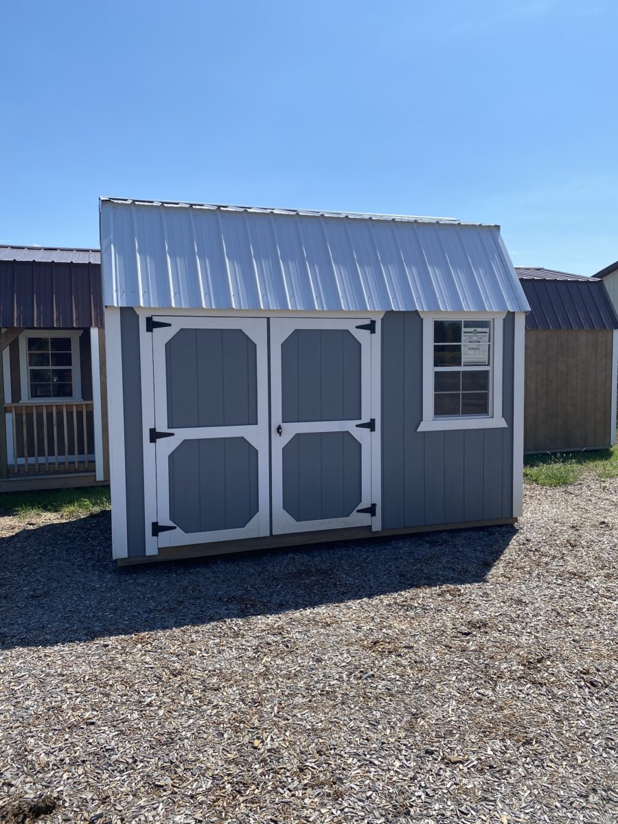 Side Lofted Barn 8×12 Backyard Fun Zone