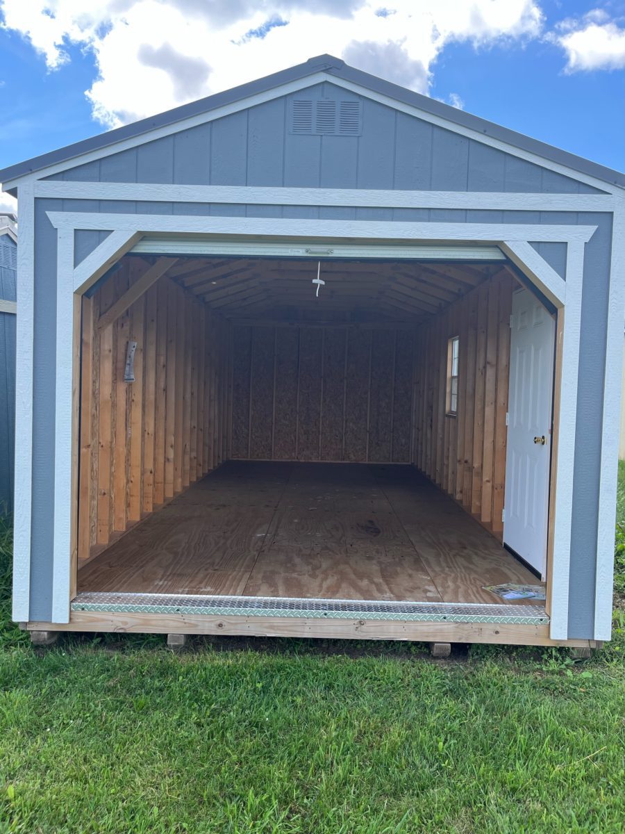 SOLD 12×24 Garage * Comstock Park Backyard Fun Zone