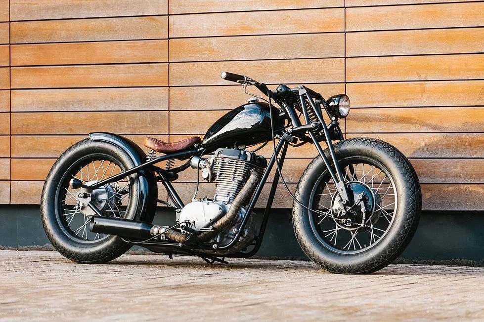 A Savage Suzuki Bobber From Moscow