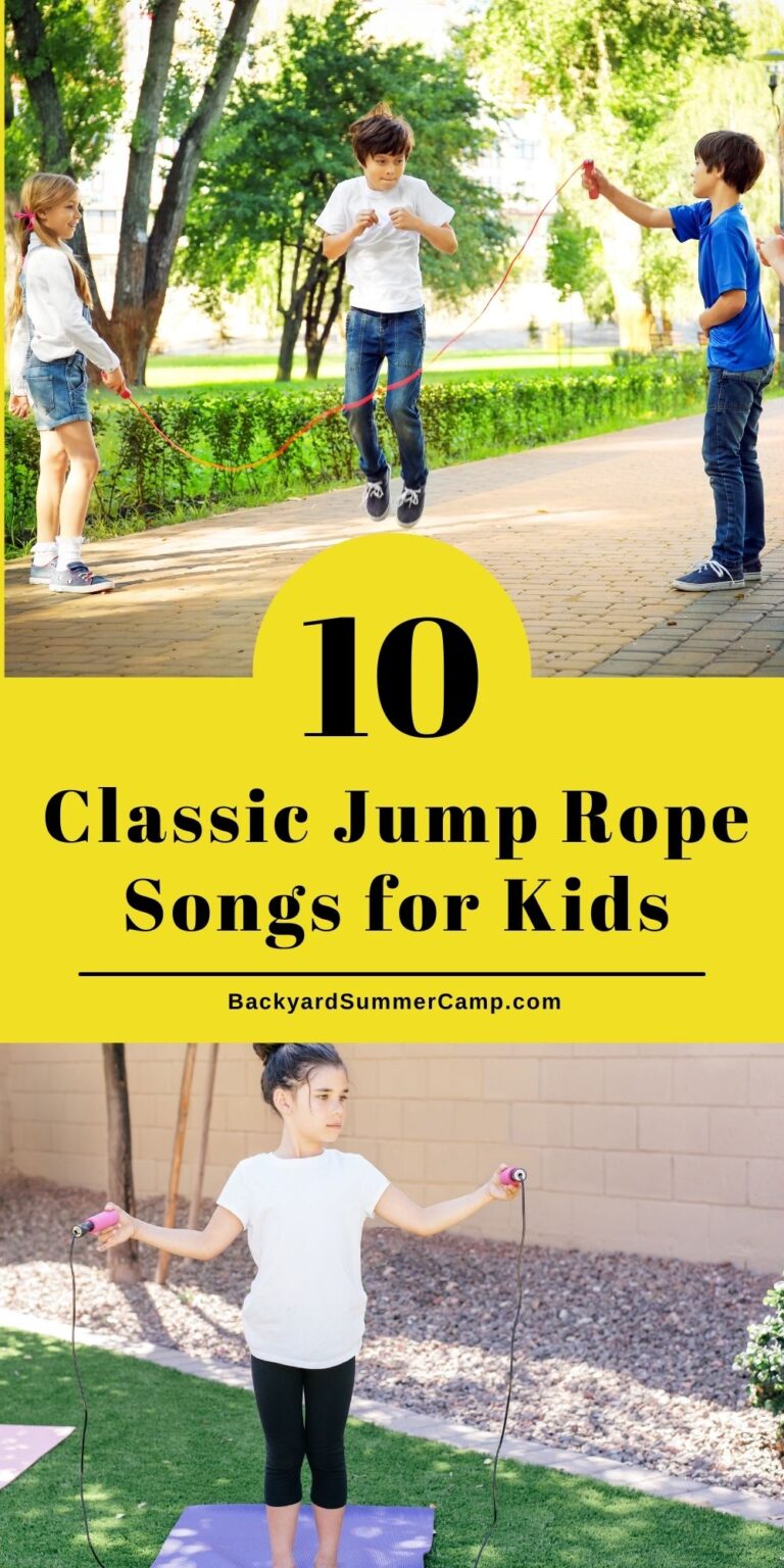 10 Classic Jump Rope Songs for Kids Backyard Summer Camp