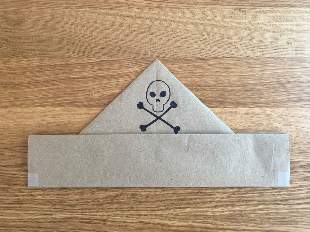 Origami Pirate Hat Easy Paper Folding Backyard Summer Camp