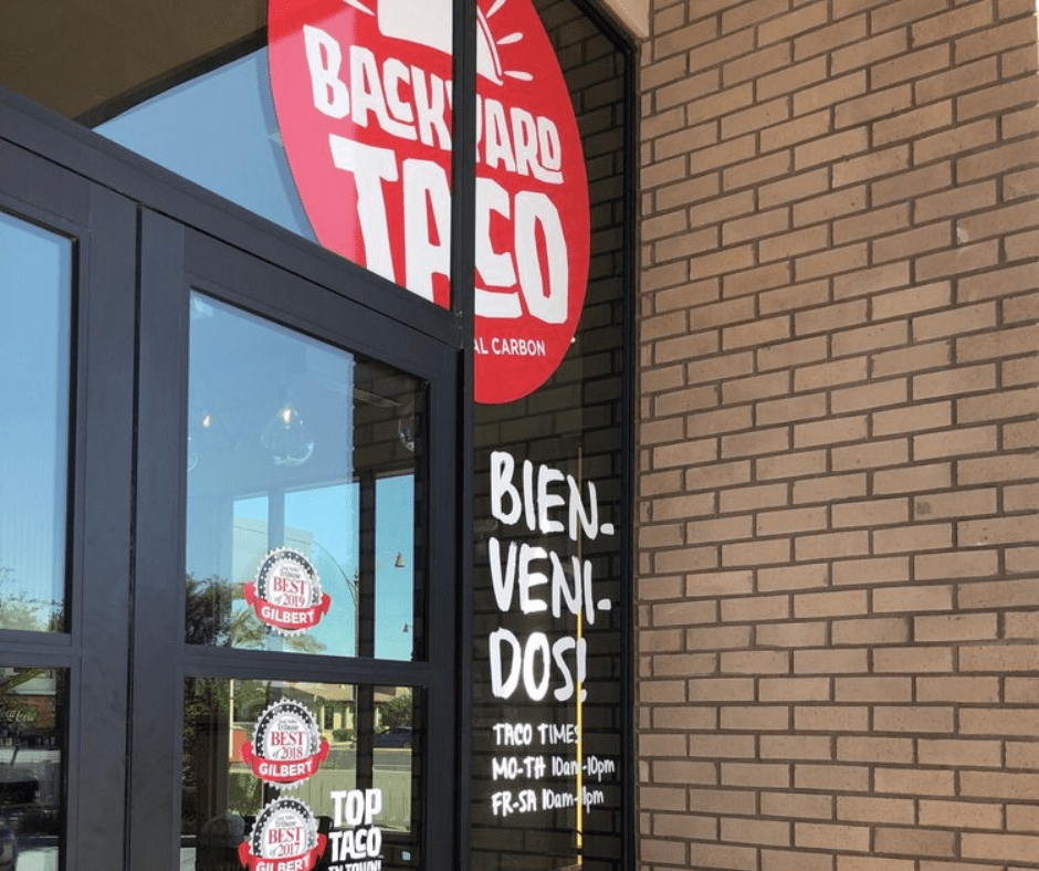 Backyard Taco on Higley Gilbert Arizona