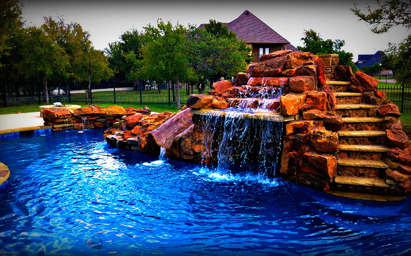 Puryear Custom Pools Dallas Fort Worth, TX Backyard Work