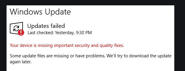 Cara Mengatasi Error your device is missing important security and