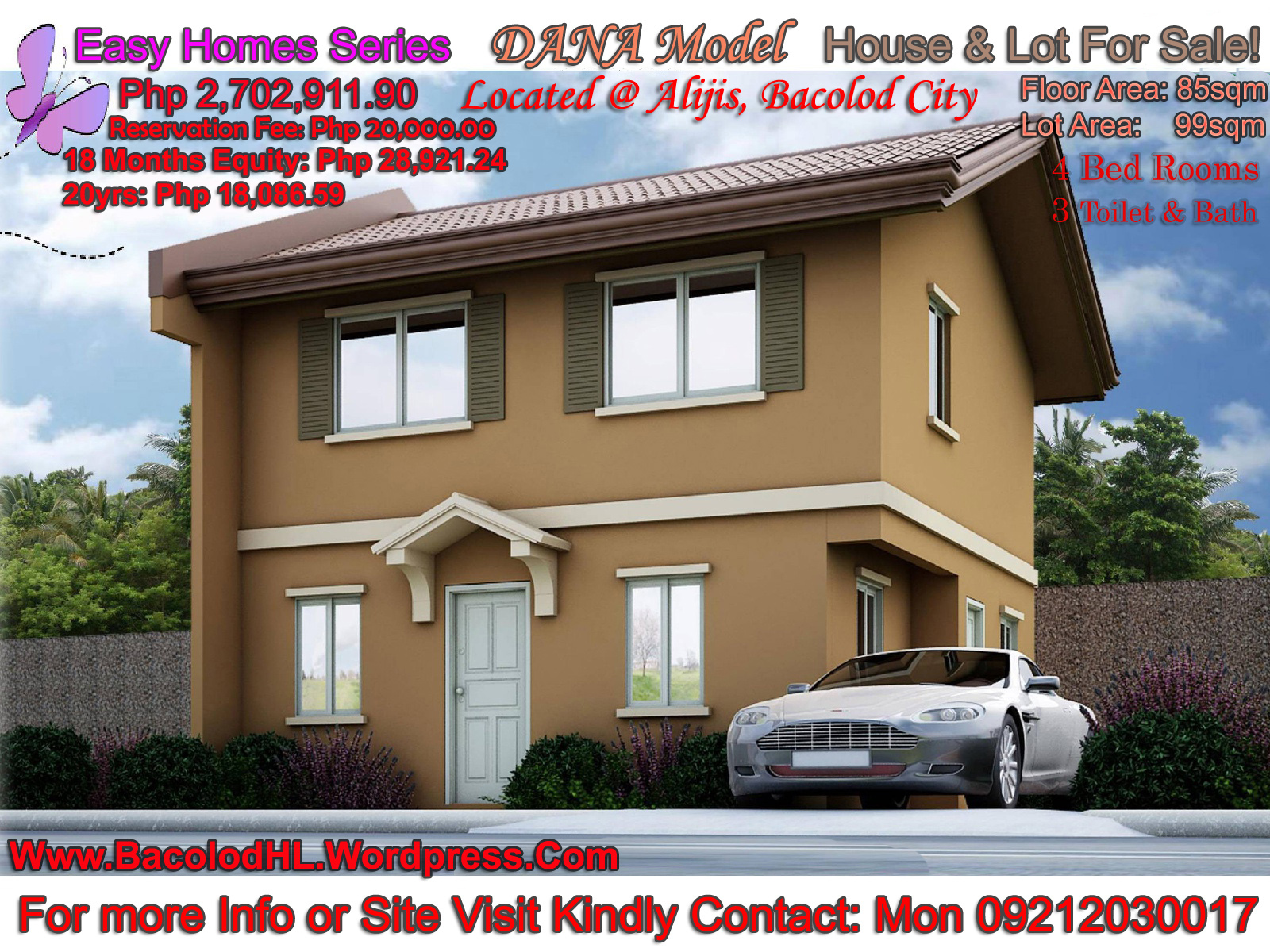 Easy Homes Alijis Bacolod Prime Properties. For Sale. Bacolod City